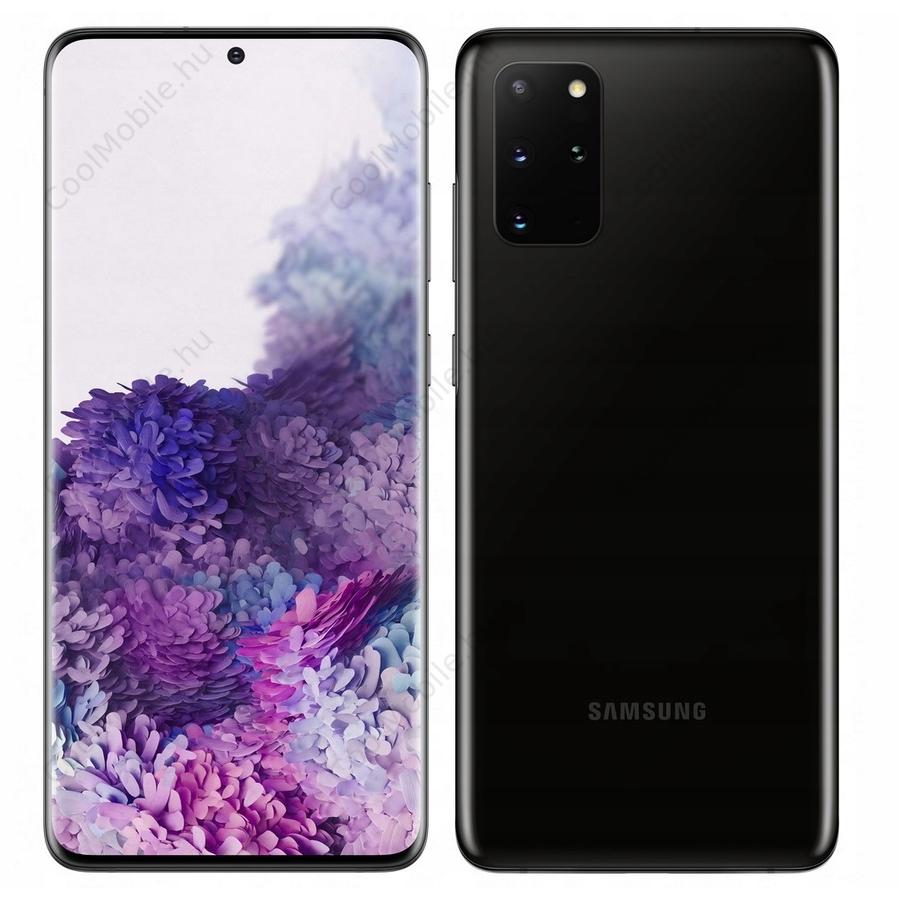 Samsung G985 Galaxy S20+ 128GB Dual Sim, kozmosz fekete, Gyártói garancia - Galaxy S20 széria